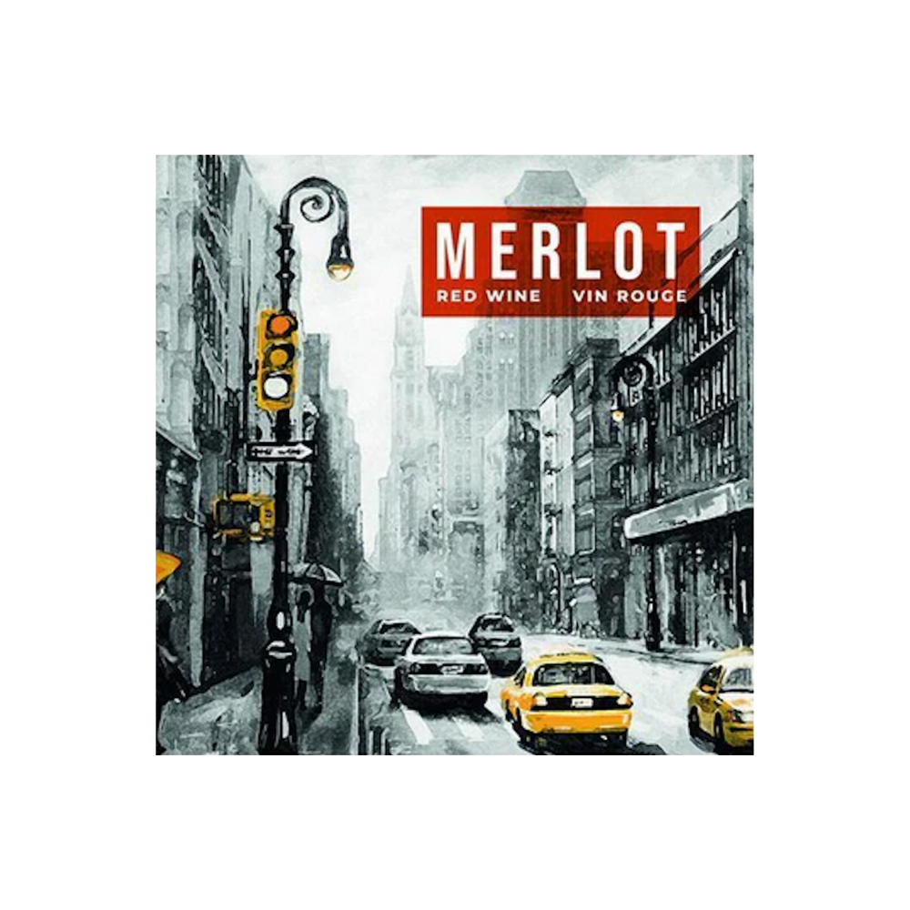 Labels - Merlot City Street - ABC