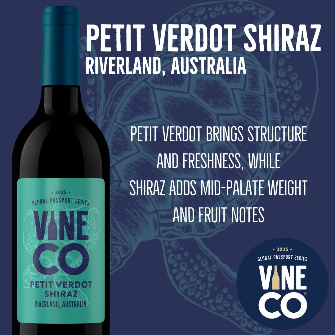 VineCo Global Passport Series - Petit Verdot Shiraz, Riverland, Australia (Now Available)